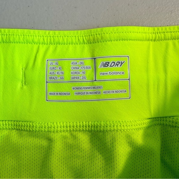 New Balance gray dry fit running shorts with panty Size XL Pocket In back - Picture 3 of 7